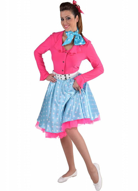 Feestbazaar Rock & Roll rok turquoise