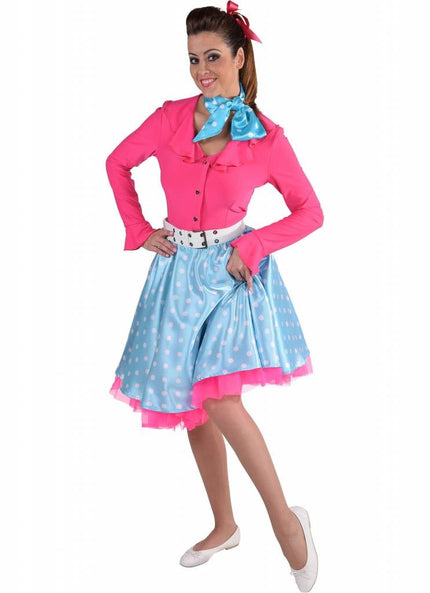 Feestbazaar Rock & Roll rok turquoise