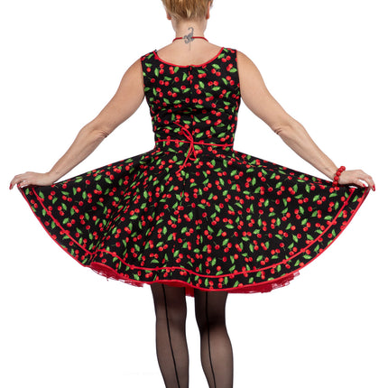 Feestbazaar Rockabilly Jaren 50 Jurk Cherry