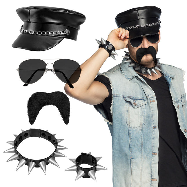 Feestbazaar Rocker Accessoires set 5-delig
