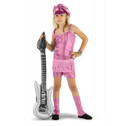 Feestbazaar Rocker Popstar Girl 3-delig Pakje roze
