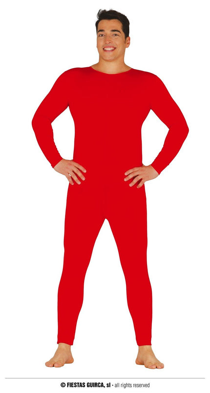 Feestbazaar Rode Bodysuit Heren