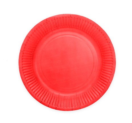 Feestbazaar Rode borden 23cm FSC (8st)