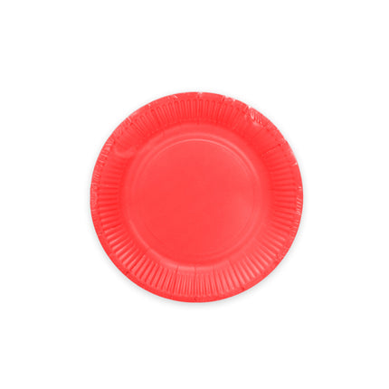 Feestbazaar Rode Bordjes 18cm (8st)