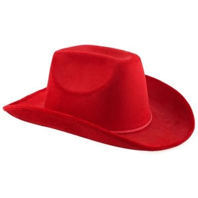 Feestbazaar Rode Cowboyhoed fluweel Goodwin