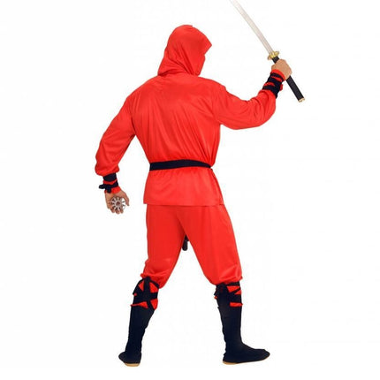 Feestbazaar Rode draak ninja pak volwassen