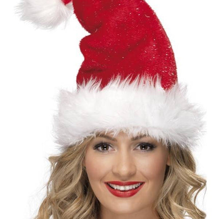 Feestbazaar Rode kerstmuts luxe