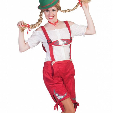 Feestbazaar Rode Lederhose Helga
