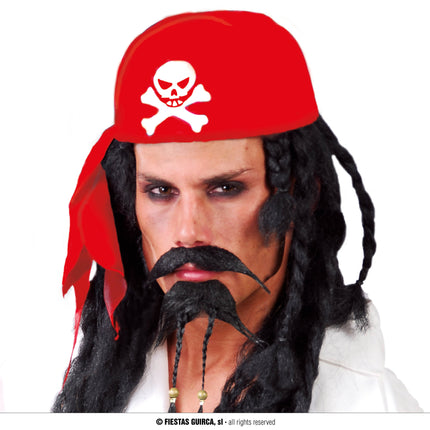 Feestbazaar Rode piratencap
