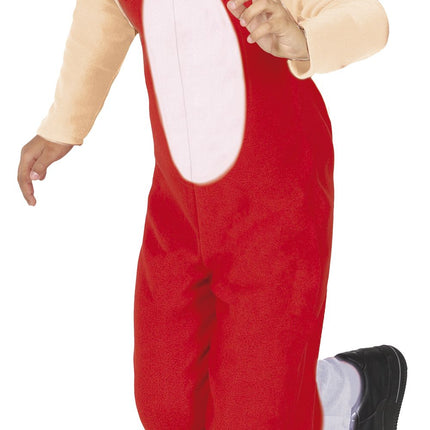 Feestbazaar Rode Sonic Knuckles Outfit Kind