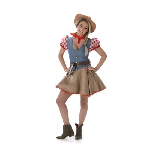 Feestbazaar Rodeo Kostuum Texas Dames