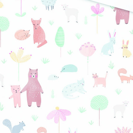 Feestbazaar Rol Cadeaupapier Bosdieren