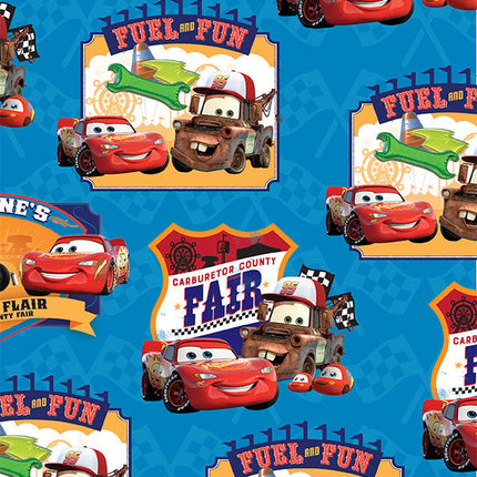 Feestbazaar Rol Cadeaupapier Cars Bliksem McQueen