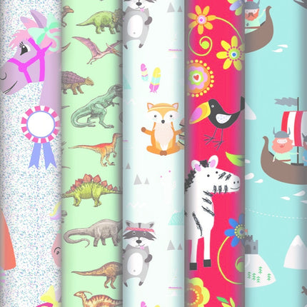 Feestbazaar Rol Cadeaupapier Dieren Wasbeer