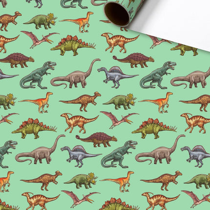 Feestbazaar Rol Cadeaupapier Dino's