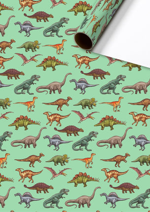 Feestbazaar Rol Cadeaupapier Dino's