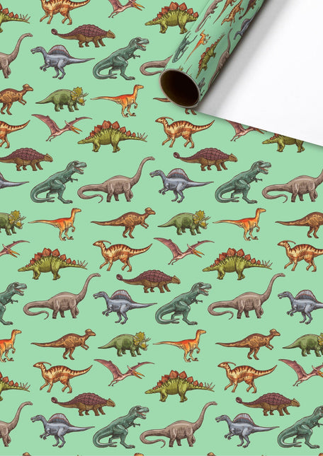 Feestbazaar Rol Cadeaupapier Dino's