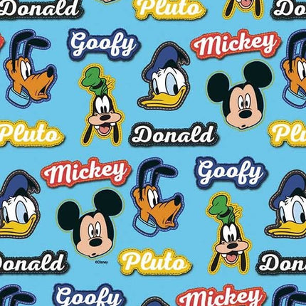 Feestbazaar Rol Cadeaupapier Disney Mickey Goofy Donald