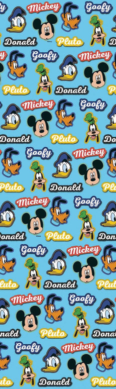 Feestbazaar Rol Cadeaupapier Disney Mickey Goofy Donald