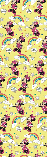 Feestbazaar Rol Cadeaupapier Geel Minnie Mouse