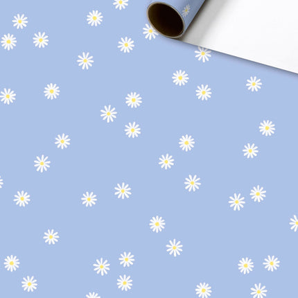Feestbazaar Rol Cadeaupapier Madeliefjes