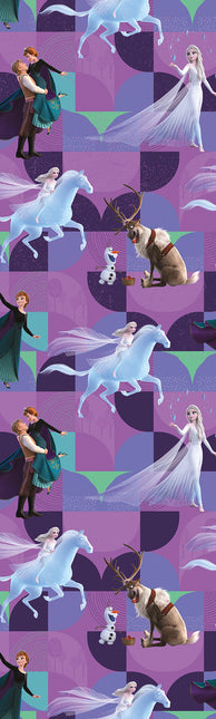 Feestbazaar Rol Inpakpapier Frozen 2 Paars
