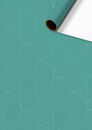Feestbazaar Rol Inpakpapier Modern Groen