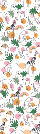 Feestbazaar Rol Inpakpapier Regenboog Jungle