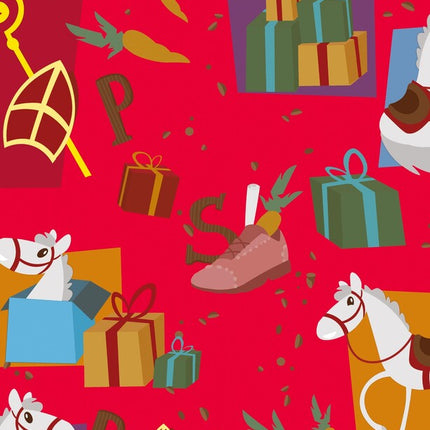 Feestbazaar Rol Inpakpapier Sinterklaas diverse dessins