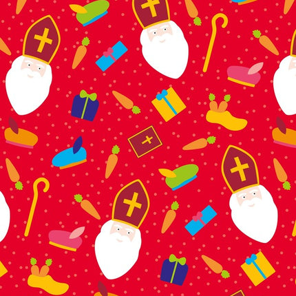 Feestbazaar Rol Inpakpapier Sinterklaas diverse dessins