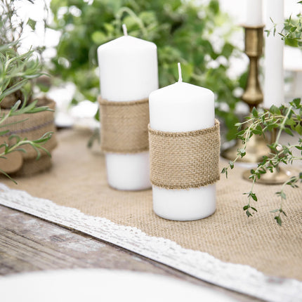 Feestbazaar Rol Jute Decoratie Lint (5m)