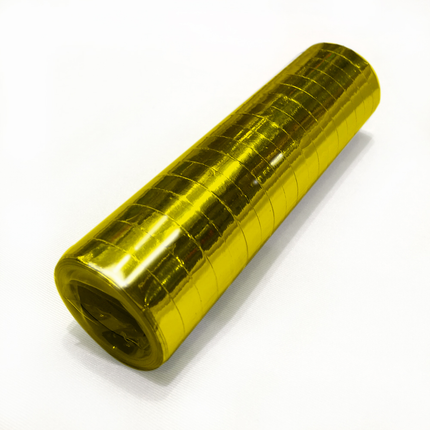 Feestbazaar Rol Metallic Gouden Serpentine (4m)