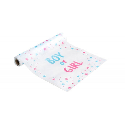 Feestbazaar Rol Tafelloper Boy Or Girl Gender Reveal (5m)