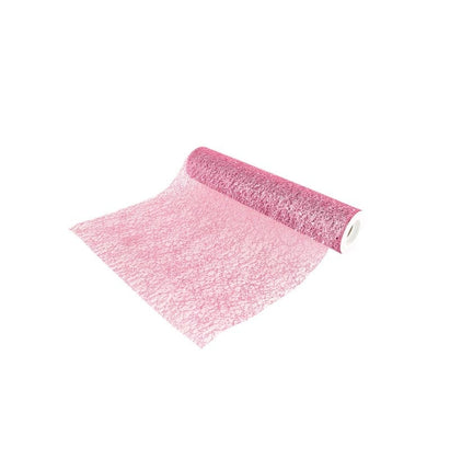 Feestbazaar Rol Tafelloper Glitter Oud Roze (5m)