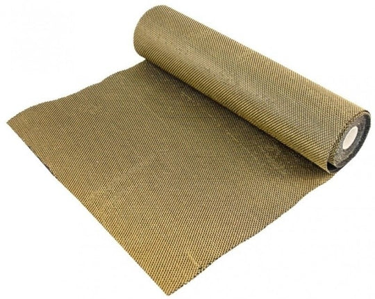 Feestbazaar Rol Tafelloper Glossy Zwart/Goud (5m)
