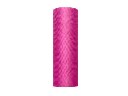Feestbazaar Rol Tule Fuchsia (9m x 0.15m)
