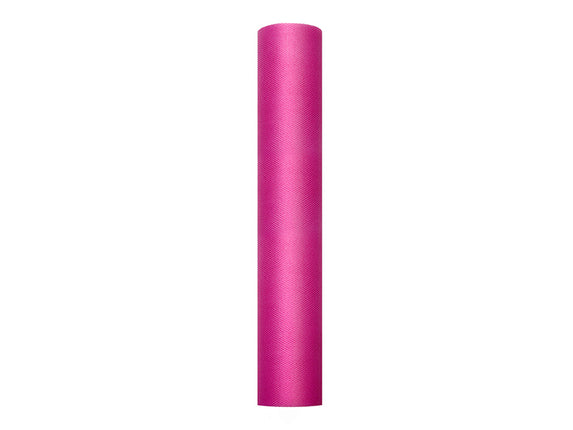 Feestbazaar Rol Tule Fuchsia (9m x 0.3m)