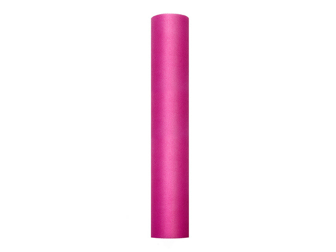 Feestbazaar Rol Tule Fuchsia (9m x 0.3m)