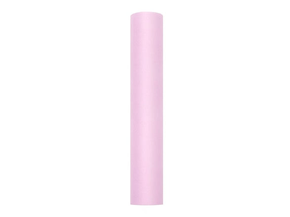 Feestbazaar Rol Tule Lichtroze (9m x 0.3m)