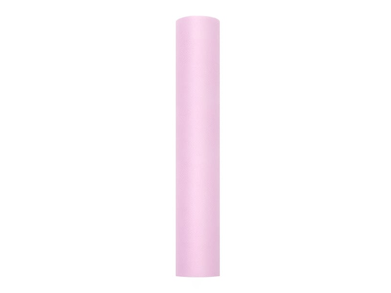 Feestbazaar Rol Tule Lichtroze (9m x 0.3m)