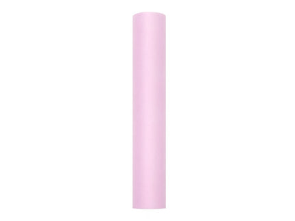 Feestbazaar Rol Tule Lichtroze (9m x 0.3m)
