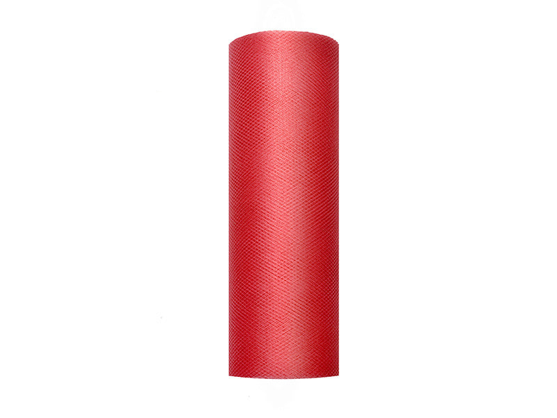 Feestbazaar Rol Tule Rood (9m x 0.15m)