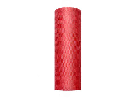 Feestbazaar Rol Tule Rood (9m x 0.15m)