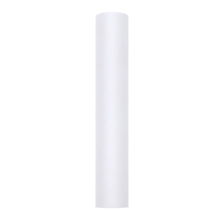 Feestbazaar Rol Tule Wit (9m x 0.3m)