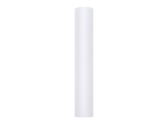 Feestbazaar Rol Tule Wit (9m x 0.3m)