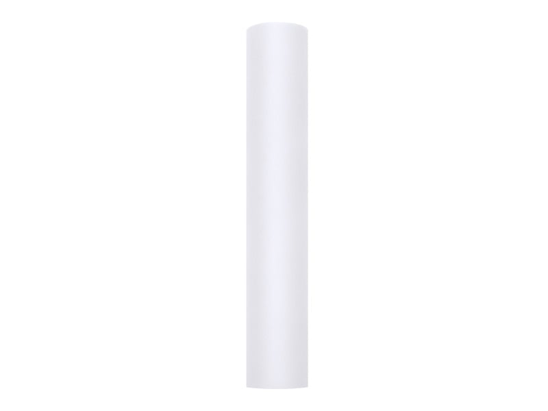 Feestbazaar Rol Tule Wit (9m x 0.3m)