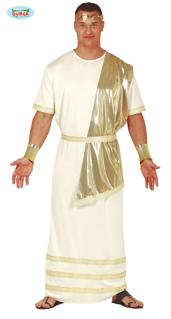 Feestbazaar Romeinse Toga Heren Goud