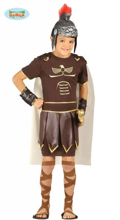 Feestbazaar Romeinse verkleedkleding kind bruin