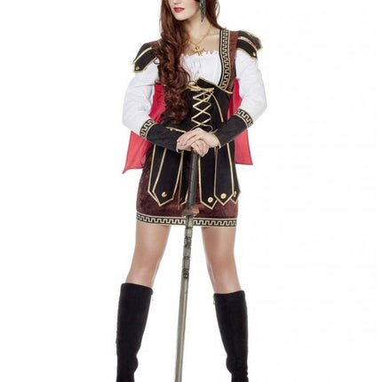 Feestbazaar Romeinse warrior dame