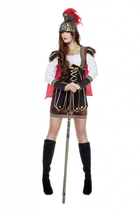 Feestbazaar Romeinse warrior dame